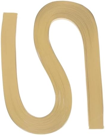 PATIKIL 120pcs Quilling Paper Strips Paper Flowers Quilling Kits 3/8"(10mm) Origami Paper for Adults Beginner Art Craft, 21"(54cm) Khaki by PATIKIL