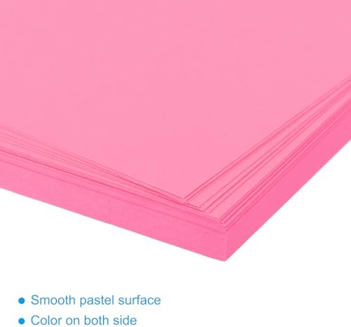 MECCANIXITY 100 Sheet Origami Paper Double Sided Fluorescent Pink 2.5x2.5 Inch Square Sheet for Art Craft Project, Beginners, Gift Decoration - Image 4