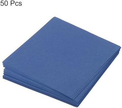 MECCANIXITY 50 Sheet Origami Paper Double Sided Navy Blue 2.5x2.5 Inch Square Sheet for Art Craft Project, Beginners, Gift Decoration - Image 3