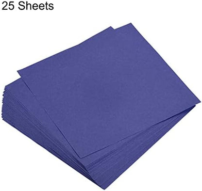 MECCANIXITY 25 Sheets 8x8 Inch(20x20cm) Origami Paper Double Sided Navy Blue Square Sheet for Art Craft Project, Beginners, Gifts Decor - Image 3