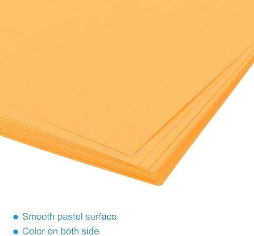MECCANIXITY 25 Sheet Origami Paper Double Sided Fluorescent Orange 2x2 Inch Square Sheet for Art Craft Project, Beginners, Gifts Decor - Image 4