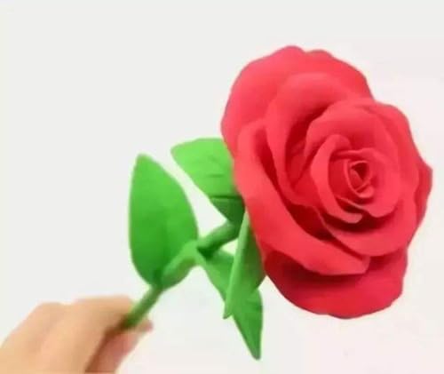 BOHS Red Modeling Foam Clay - 1.1 Lbs, Squishy,Soft, Air Dry -for Flower Mirror,Cosplay,Fake Bake, Slime Supplies-500g (Pack of 3) - Image 6
