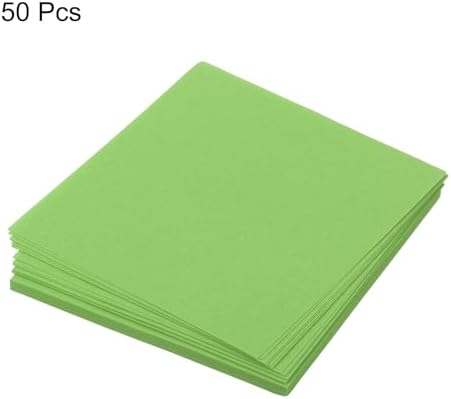 MECCANIXITY 50 Sheet Origami Paper Double Sided Green 2.5x2.5 Inch Square Sheet for Art Craft Project, Beginners, Gift Decoration - Image 3