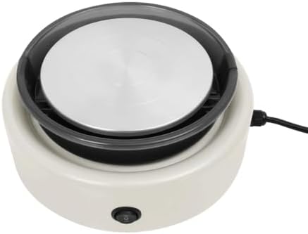 Mini Pottery Wheel Machine Complete Set, Ceramic Machine with Pedal Speed 0-160rpm, Splash-Proof Bowl, Low Noise, Removable Turntable and Splash Guard Bowl for Home Craft Room White - Image 6