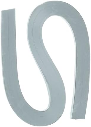 PATIKIL 120pcs Quilling Strips Paper 3/8"(10mm) 54cm Origami Paper Quilling Strip for Art DIY Hand Craft Christmas, Grey by PATIKIL