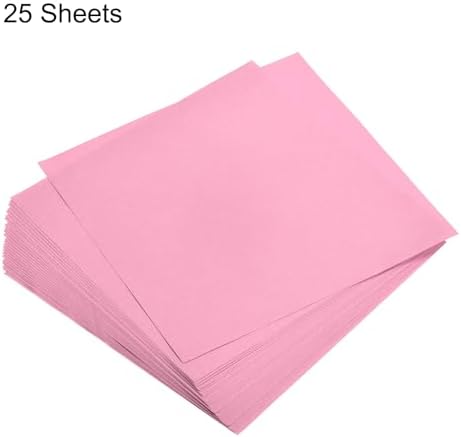 MECCANIXITY 25 Sheets 8x8 Inch(20x20cm) Origami Paper Double Sided Pink Square Sheet for Art Craft Project, Beginners, Gifts Decor - Image 3