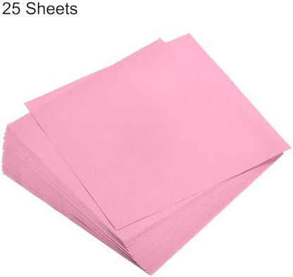 MECCANIXITY 25 Sheets 8x8 Inch(20x20cm) Origami Paper Double Sided Pink Square Sheet for Art Craft Project, Beginners, Gifts Decor - Image 3