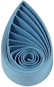 Quilling Strips 5mm Paper Quilling Set Solid Color Star Origami Paper DIY Hand Crafts Single Color Quilling Paper Filigee Strips (Cyan) by ODETOJOY