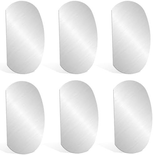 6 Pcs Stainless Steel Clay Scraper, Steel Pottery Tools Clay Ribs Smooth Scraper Sculpture Cutter Crafts Tool DIY Ceramics Sculpting Tools Kits for Texturing Artists Modeling Potter by Vin+Beauty