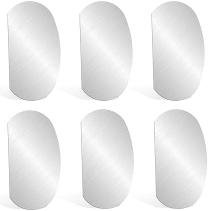 6 Pcs Stainless Steel Clay Scraper, Steel Pottery Tools Clay Ribs Smooth Scraper Sculpture Cutter Crafts Tool DIY Ceramics Sculpting Tools Kits for Texturing Artists Modeling Potter by Vin+Beauty