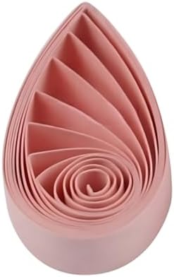 ODETOJOY Quilling Paper Strips 3mm Paper Quilling Set 120pcs Quilling Strips 1/8inch Single Color Star Origami Paper DIY Hand Crafts (Peachpink) by ODETOJOY