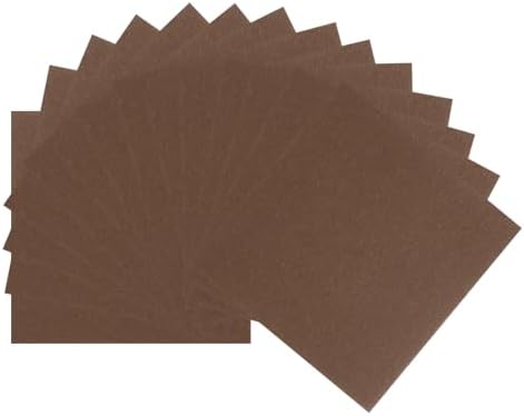 DMiotech 500 Sheets 2x2 Inch Origami Paper, Coffee Square Origami Paper Easy Fold Double Sided Paper for DIY Arts and Crafts by DMiotech