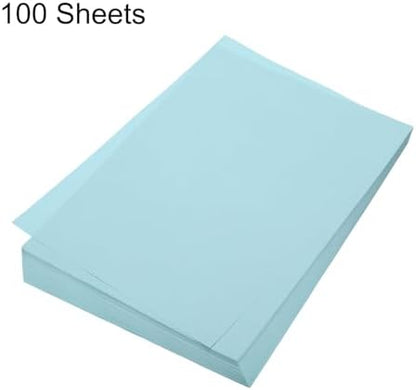 MECCANIXITY 100 Sheet Origami Paper Double Sided Light Blue 11.7 x 8.3 Inch Square Sheet for Art Craft Project, Beginners, Gifts Decor - Image 3