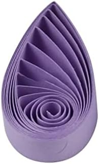 ODETOJOY Quilling Paper Strips 10mm Red Black Yellow Pink Green Purple White for Crafts Star Origami Paper Quilling Supplies Strip 3/8inch 1cm-120pcs, 54cm (Lavender) by ODETOJOY