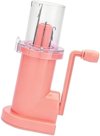 Pssopp I Cord Knitting Machine, Knitting Looms & Boards Mid End Braiding Machine Home Hand Cranked Rope Knitter for Fast DIY Crochet Projects I Cord, Rope (Pink) - Image 2