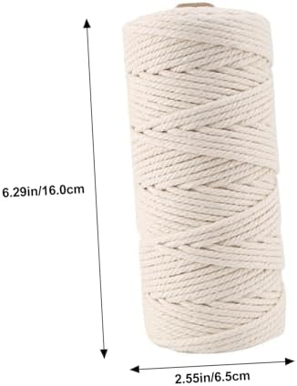 SOLUSTRE DIY Macrame Tapestry Craft Kit Macrame Cords Beads Rings for Adults Beginners Wall Hanging Projects Handmade Craft Supplies - Image 2