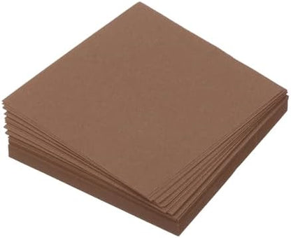 MECCANIXITY 100 Sheet Origami Paper Double Sided Brown 2x2 Inch Square Sheet for Art Craft Project, Beginners, Gifts Decor by MECCANIXITY