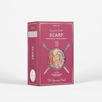 The Spinning Hand Knitting Kit for Beginners Adults – Educator-Designed, Self-Striping Wool Yarn, Bamboo Needles & Video Tutorials (Sunset) - Image 3