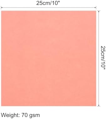 MECCANIXITY 50 Sheet Origami Paper Double Sided Phosphor 10x10 Inch Square Sheet for Art Craft Project, Beginners, Gifts Decor - Image 2