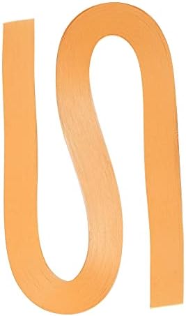 PATIKIL Quilling Strips Paper 120pcs 1/8"(3mm) 54cm Origami Paper Quilling Strip for Art DIY Hand Craft Christmas Light Orange by PATIKIL