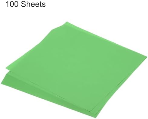 MECCANIXITY 100 Sheet Origami Paper Double Sided Green 10x10 Inch Square Sheet for Art Craft Project, Beginners, Gifts Decor - Image 3