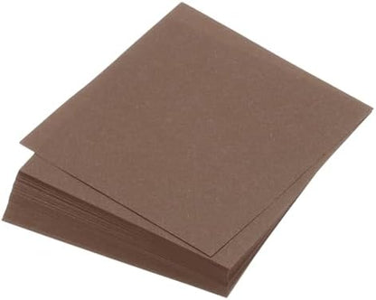 MECCANIXITY 100 Sheet Origami Paper Double Sided Brown 5x5 Inch Square Sheet for Art Craft Project, Beginners, Gifts Decor by MECCANIXITY