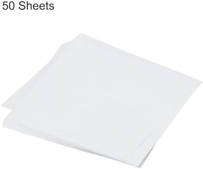 MECCANIXITY 50 Sheet Origami Paper Double Sided White 5.5x5.5 Inch Square Sheet for Art Craft Project, Beginners, Gifts Decor - Image 3