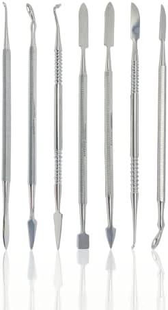 CYNAMED Stainless Steel Spatula Wax & Clay Sculpting Tool Carver Set (7PK) by Cynamed