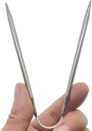 3Pcs Size US 7 (4.5mm) 9-inch (23cm) Double-Pointed Flexible Circular Needles，Handmade DIY Projects Like Sweater, Scarf, Gloves, ect - Image 3