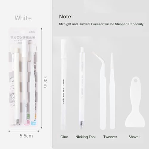 Doraking Scrapbooking Tools with Glue Tweezer Shovel Cutter Pen for Crafting, Scrapbooking, Card Making, Paper Crafts - Image 5