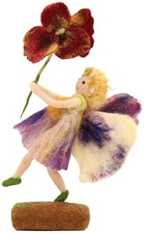 Wizardi Beginner Needle Felting Kit for Adults - Pansy Fairy. Fantasy Felting Kit 12cm Tall. Felting Tools. Wool Felting Supplies. Felt Crafts. Wool Felt. The Makerss by Wizardi