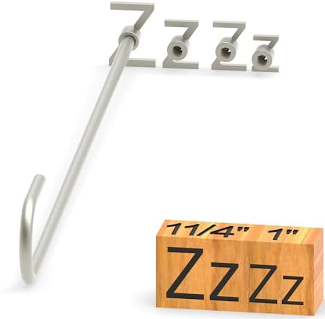 4Pcs Letters Branding Iron for Wood, Leather Branding Stamp (Z z) by PKPKAUT