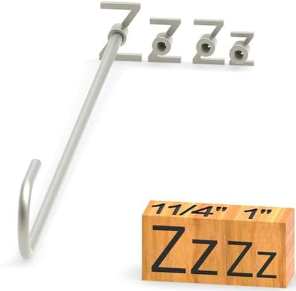 4Pcs Letters Branding Iron for Wood, Leather Branding Stamp (Z z) by PKPKAUT