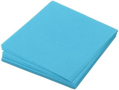MECCANIXITY 50 Sheet Origami Paper Double Sided Aquamarine Blue 2.5x2.5 Inch Square Sheet for Art Craft Project, Beginners, Gift Decoration by MECCANIXITY