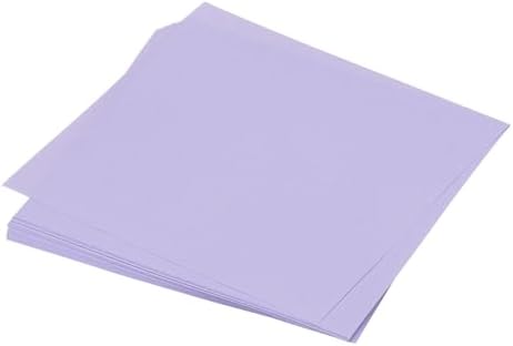 MECCANIXITY 25 Sheet Origami Paper Double Sided Light Purple 10x10 Inch Square Sheet for Art Craft Project, Beginners, Gifts Decor by MECCANIXITY