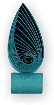 5mm Metallic Shimmer Pearlescent Paper Strips Quilling Paper 60pcs/Bag Handmade Color Paper 54cm Long for Arts Crafts DIY (Peacock Blue) by Unknown
