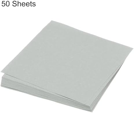 MECCANIXITY 50 Sheet Origami Paper Double Sided Light Gray 5.5 x 5.5 Inch Square Sheet for Art Craft Project, Beginners, Gifts Decor - Image 3