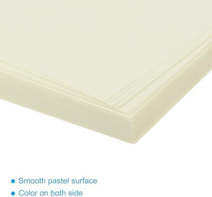 MECCANIXITY 100 Sheet Origami Paper Double Sided Cream White 2.5x2.5 Inch Square Sheet for Art Craft Project, Beginners, Gift Decoration - Image 4
