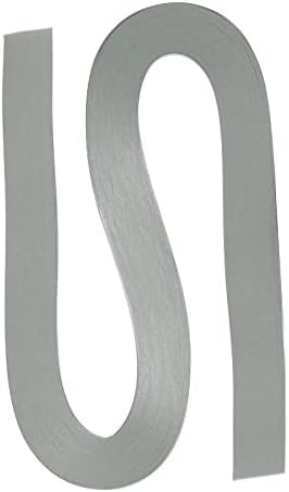 PATIKIL Quilling Strips Paper 120pcs 1/8"(3mm) 54cm Origami Paper Quilling Strip for Art DIY Hand Craft Christmas Light Grey by PATIKIL