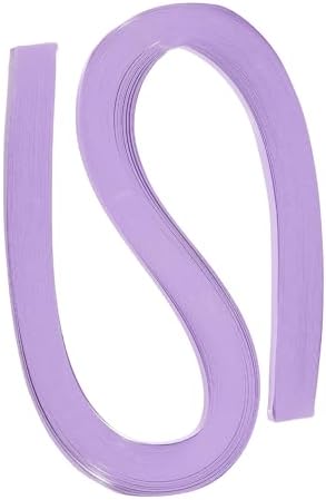 PATIKIL 120pcs Quilling Strips Paper 3/8"(10mm) 54cm Origami Paper Quilling Strip for Art DIY Hand Craft Christmas, Light Purple by PATIKIL