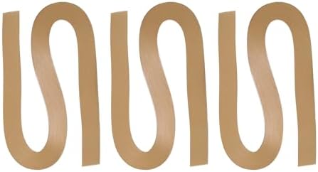 PATIKIL 360pcs Quilling Strips Paper 1/8"(3mm) 21"(54cm) Origami Paper Quilling Strip for Art DIY Hand Craft Christmas, Brown by PATIKIL