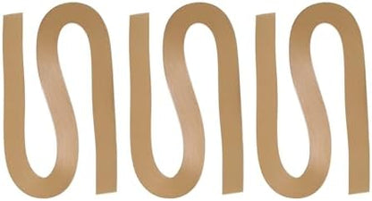 PATIKIL 360pcs Quilling Strips Paper 1/8"(3mm) 21"(54cm) Origami Paper Quilling Strip for Art DIY Hand Craft Christmas, Brown by PATIKIL