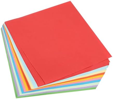 MECCANIXITY 100 Sheet Origami Paper Double Sided 10 Colors 5.5 x 5.5 Inch Square Sheet for Art Craft Project, Beginners, Gifts Decor by MECCANIXITY