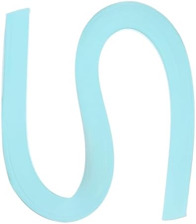 PATIKIL 120pcs Quilling Paper Strips Paper Flowers Quilling Kits 3/8"(10mm) Origami Paper for Adults Beginner Art Craft, 21"(54cm) Sky Blue by PATIKIL