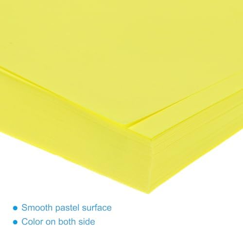 MECCANIXITY 100 Sheet Origami Paper Double Sided Fluorescent Yellow 3x3 Inch Square Sheet for Art Craft Project, Beginners, Gifts Decor - Image 4
