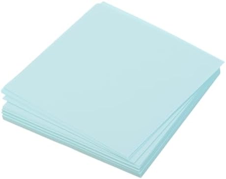 MECCANIXITY 50 Sheet Origami Paper Double Sided Light Blue 2.5x2.5 Inch Square Sheet for Art Craft Project, Beginners, Gift Decoration by MECCANIXITY