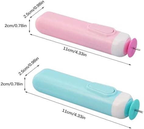 2PCS Electric Quilling Pen, Electric Slotted Tool Automated Paper Volume - Image 5