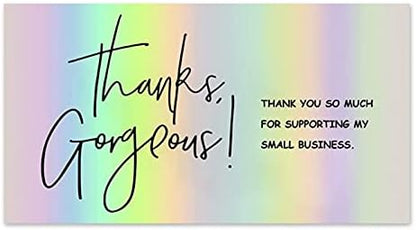 Greeting Cards Great Cards Gift Presents for Client Small Kits Cards for Small Business 50Pieces Fine Papercraft Greeting to Customers Thanks Cards Gift Cards (Color : E) by Unknown