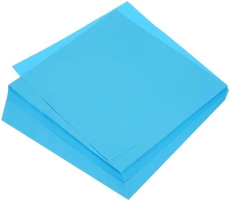 MECCANIXITY 100 Sheets Origami Paper Double Sided 8x8 Inch(20x20cm) Square Sheet for Art Craft Project, Beginners, Gifts Decor, Aquamarine Blue by MECCANIXITY