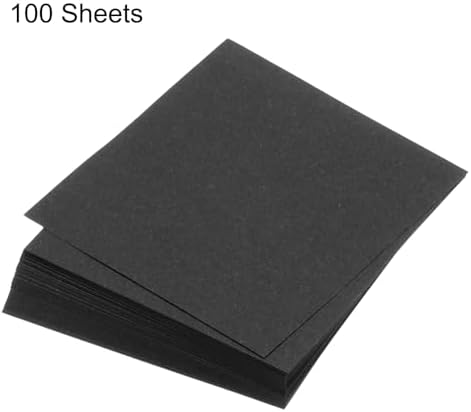 MECCANIXITY 100 Sheet Origami Paper Double Sided Black 4x4 Inch Square Sheet for Art Craft Project, Beginners, Gifts Decor - Image 3